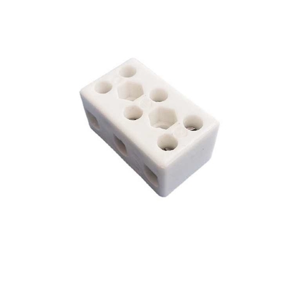3 Ways 15A Ceramic Terminal Block resistant insulated Ceramic Wire Connection high-temperature connectors terminals