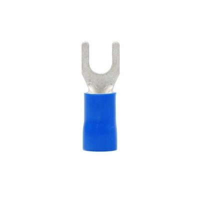 SV Forked Brass Cold Press Terminal Block U-shaped insulated crimping terminals copper cable connectors terminals