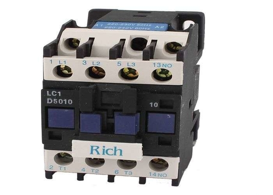 OEM LC1 Magnetic Three Phases AC Electrical Contactor Switch 3 Poles LC1-D