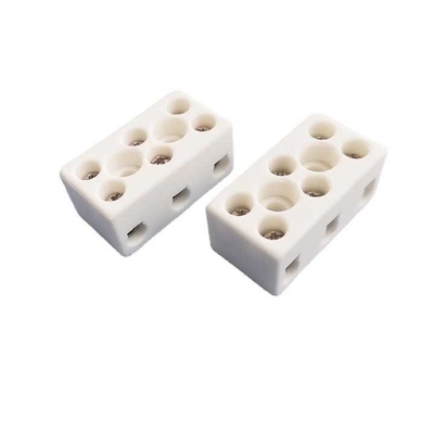 3 Ways 15A Ceramic Terminal Block resistant insulated Ceramic Wire Connection high-temperature connectors terminals