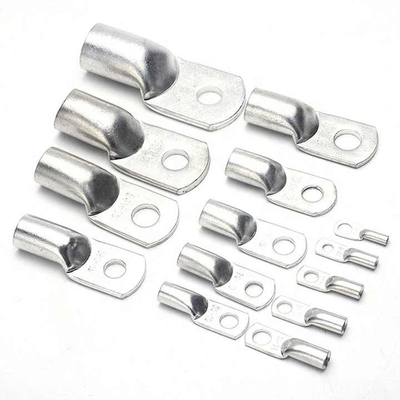 JG Battery Tubular Cable Lug Purple Ring Cable Crimp Connectors Copper Tinned Plated