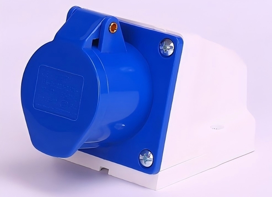 3 Pin 32A 220v Industrial Waterproof Socket 3pole Exposed And Concealed Sockets For Industrial