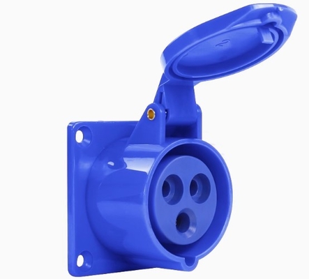 3 Pin 32A Industrial Concealed Socket 220v Three-Phase Industrial Waterproof Socket