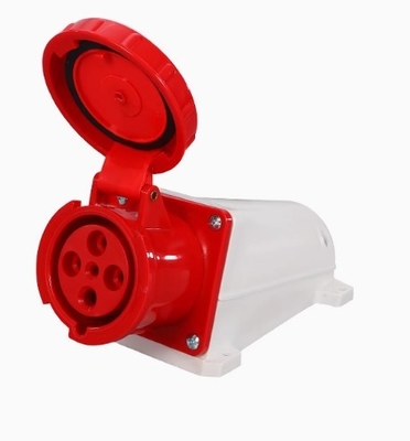 380v 4x16 16A Industrial Waterproof Socket 3p+e Industrial Plugs And Connectors