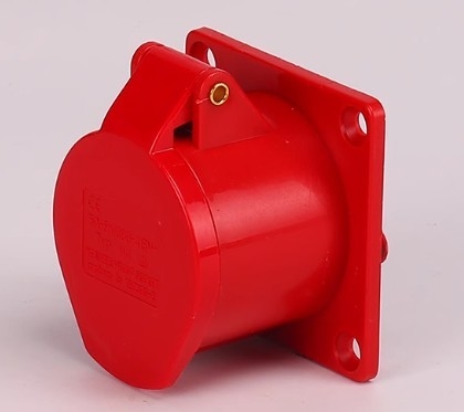 380v 4x16 16A Industrial Concealed Socket 4 Pole Waterpoof Electrical Socket IP44