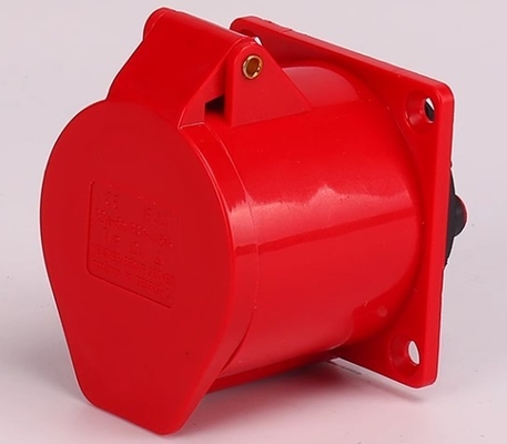 4 Pole 32A Industrial Concealed Installation Socket 400V IP 67 Waterproof Socket