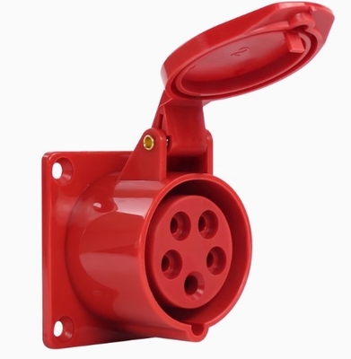 5X32 IP67 Industrial Plugs And Sockets 5 Pole 32A 63A Waterproof Sockets For Insudtrial