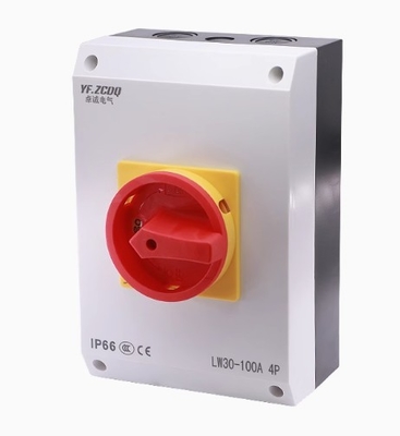 IP65 Waterproof Three-phase Rotary Isolation Disconnect Switch Rotary Cam Switch With Box