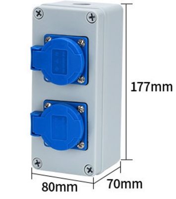 220V 16A Mobile Outdoor Waterproof Industrial Socket Box 380V 32A Portable Power Box