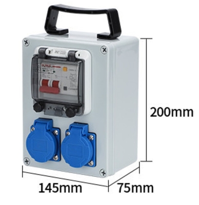 220V 16A Mobile Outdoor Waterproof Industrial Socket Box 380V 32A Portable Power Box