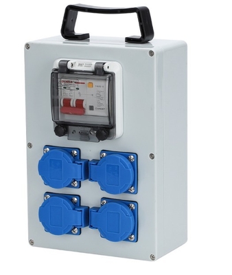 IP65 Plastic hand-held Waterproof Distribution Box Outdoor Portable Electric Box 16A 32A 63A