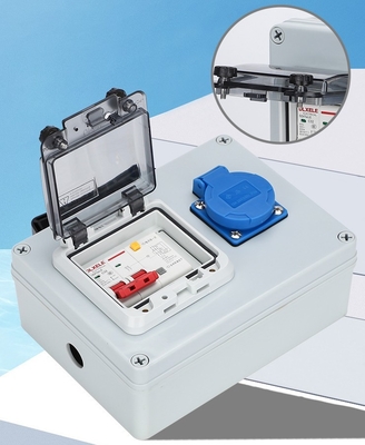 IP65 Plastic hand-held Waterproof Distribution Box Outdoor Portable Electric Box 16A 32A 63A