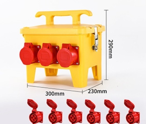IP67 Portable Overhaul Power Box With Socket Waterproof Construction Site Distribution Box