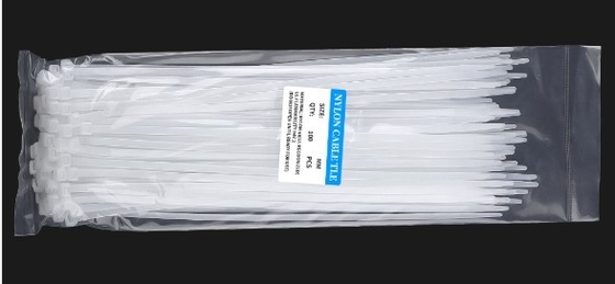 300mm Multi Purpose Disposable Nylon Cable Tie White 250mm Plastic Self Locking Tie