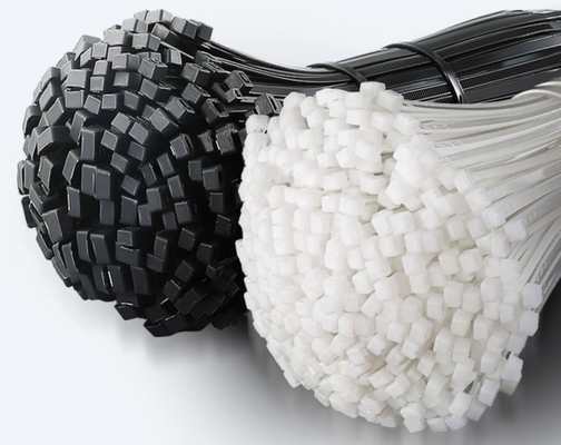 250mm Black Self Locking Plastic Cable Tie Pa66 Disposable Cable Wire Ties